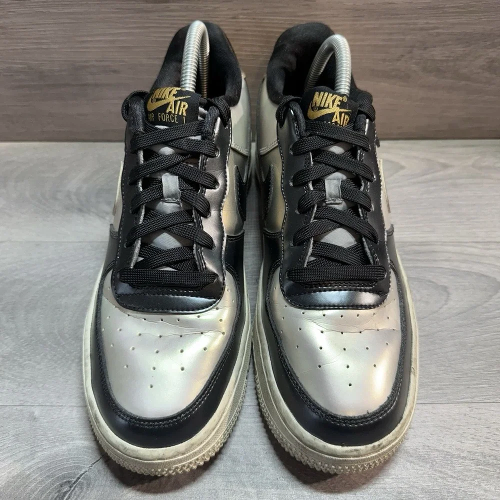 Nike Air Force 1 LV8 Low Metallic Cool Grey (GS) - 849345-003 - Size 7Y